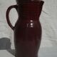 Set plate and pitchers in sandstone enamelled Boult