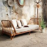Rattan bed bench