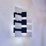 wall lamp J. Hoogervorst Anvia The Netherlands metal geometric 60s