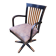 Swivel armchair in solid wood Retro style