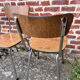Set of 4 formica chairs