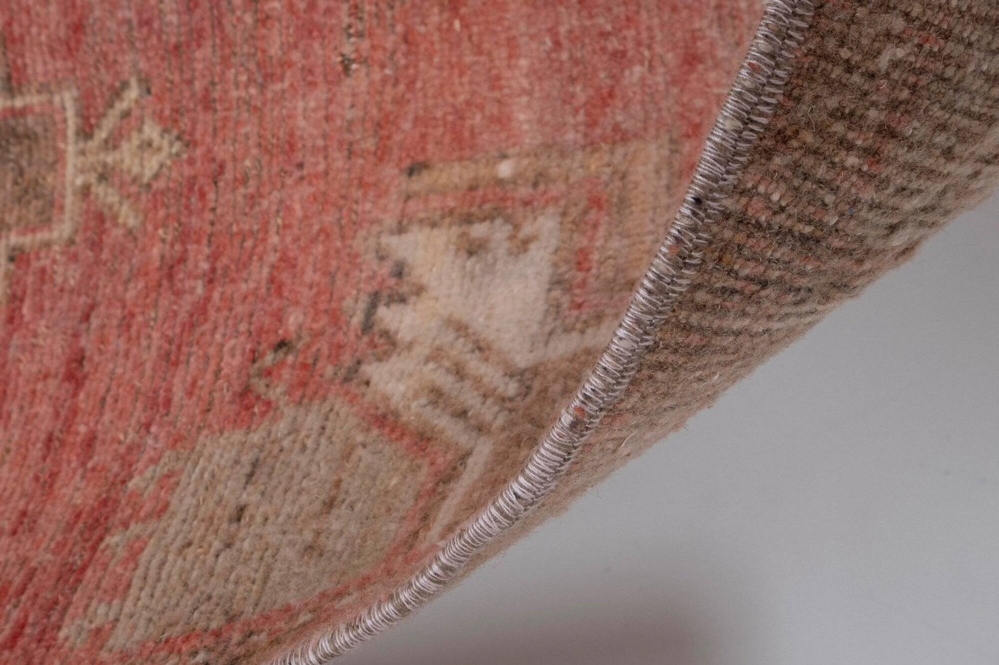 Set of 2 vintage handmade Turkish rugs 46x120 cm