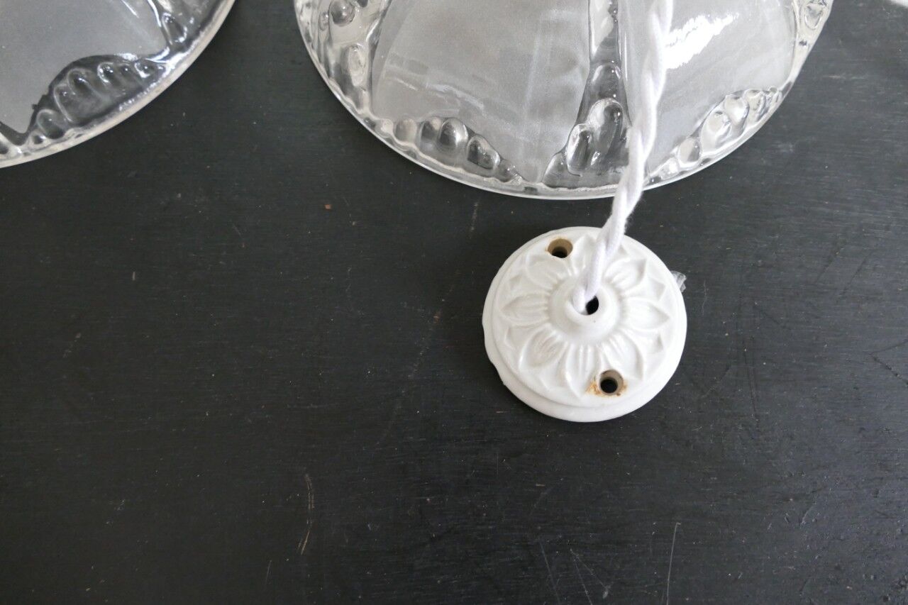 Pair of pendant lights