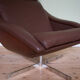 Mid-Century Danish Swivel Chair in Leather, 1970s
