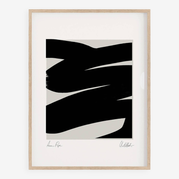 Page 1 of 7 Abstract lines giclee print, 50x70cm