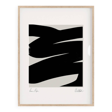 Page 1 of 7 Abstract lines giclee print, 50x70cm