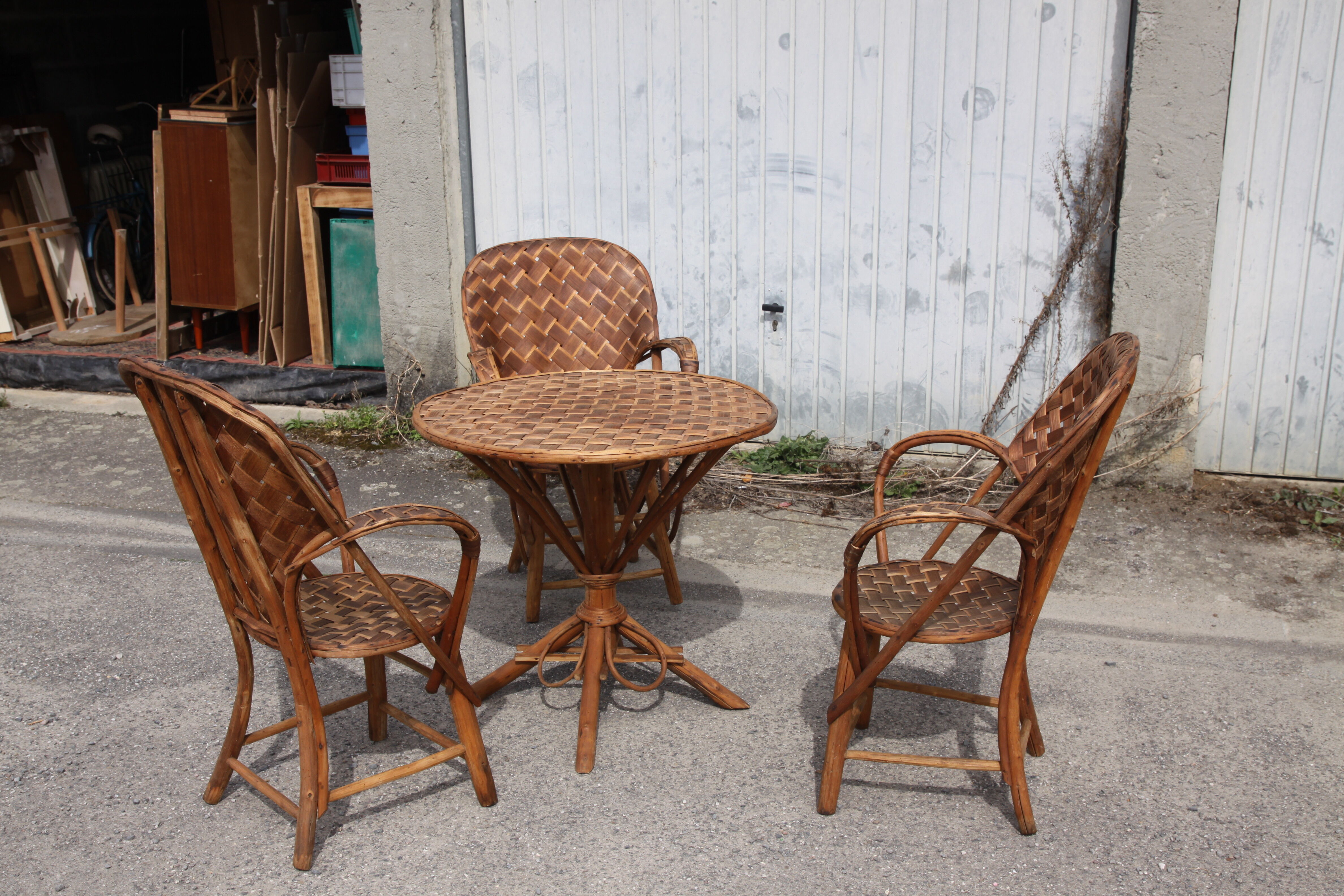 Chestnut garden furniture