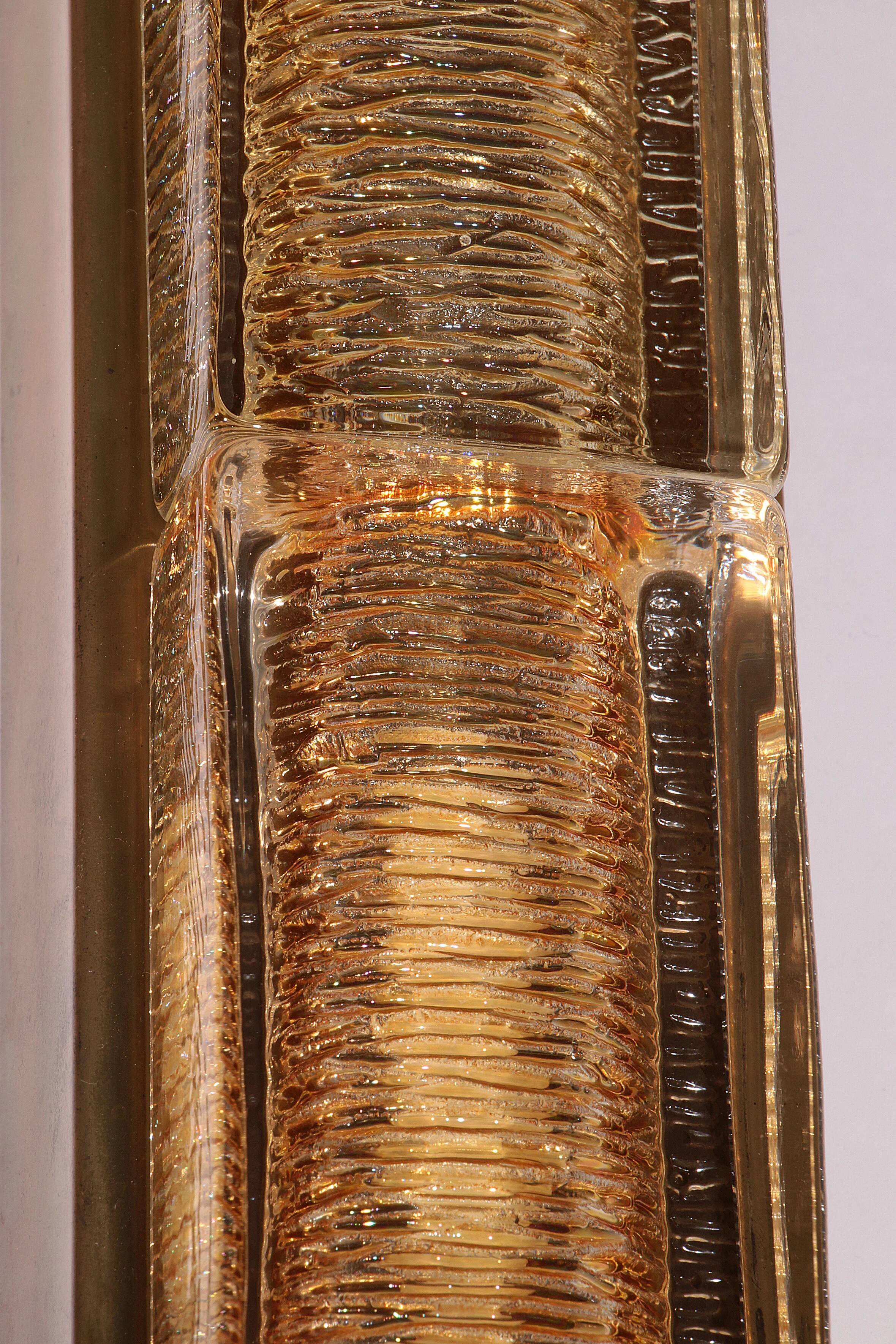 Atlantic double wall lamp by Vitrika, 1970s Danish design