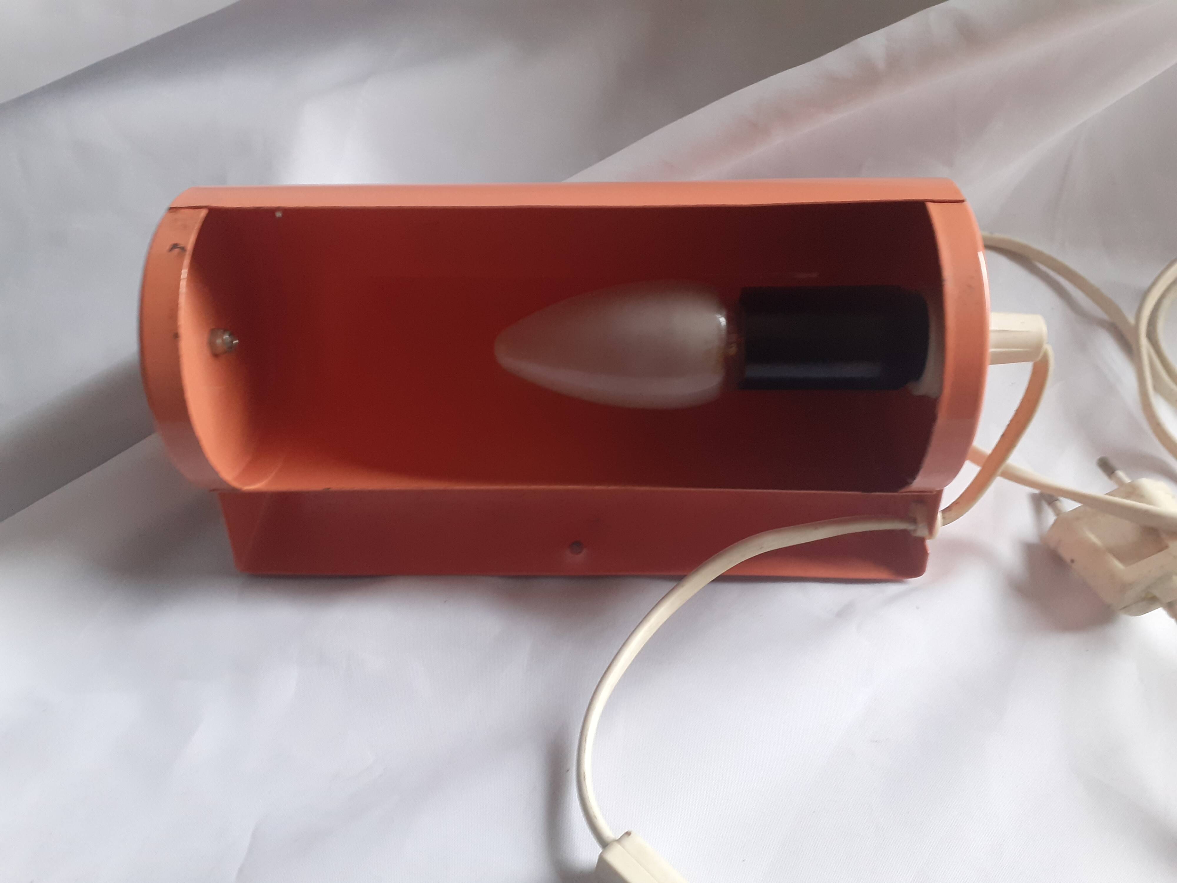 1980s Ikea wall light - Orange