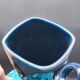 Vallauris vintage iridescent blue fat lava vase?