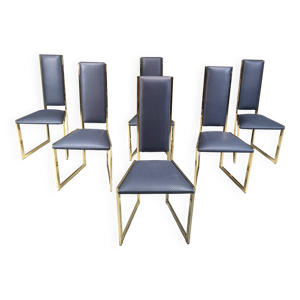 Lot 6 chaises salle - 1970