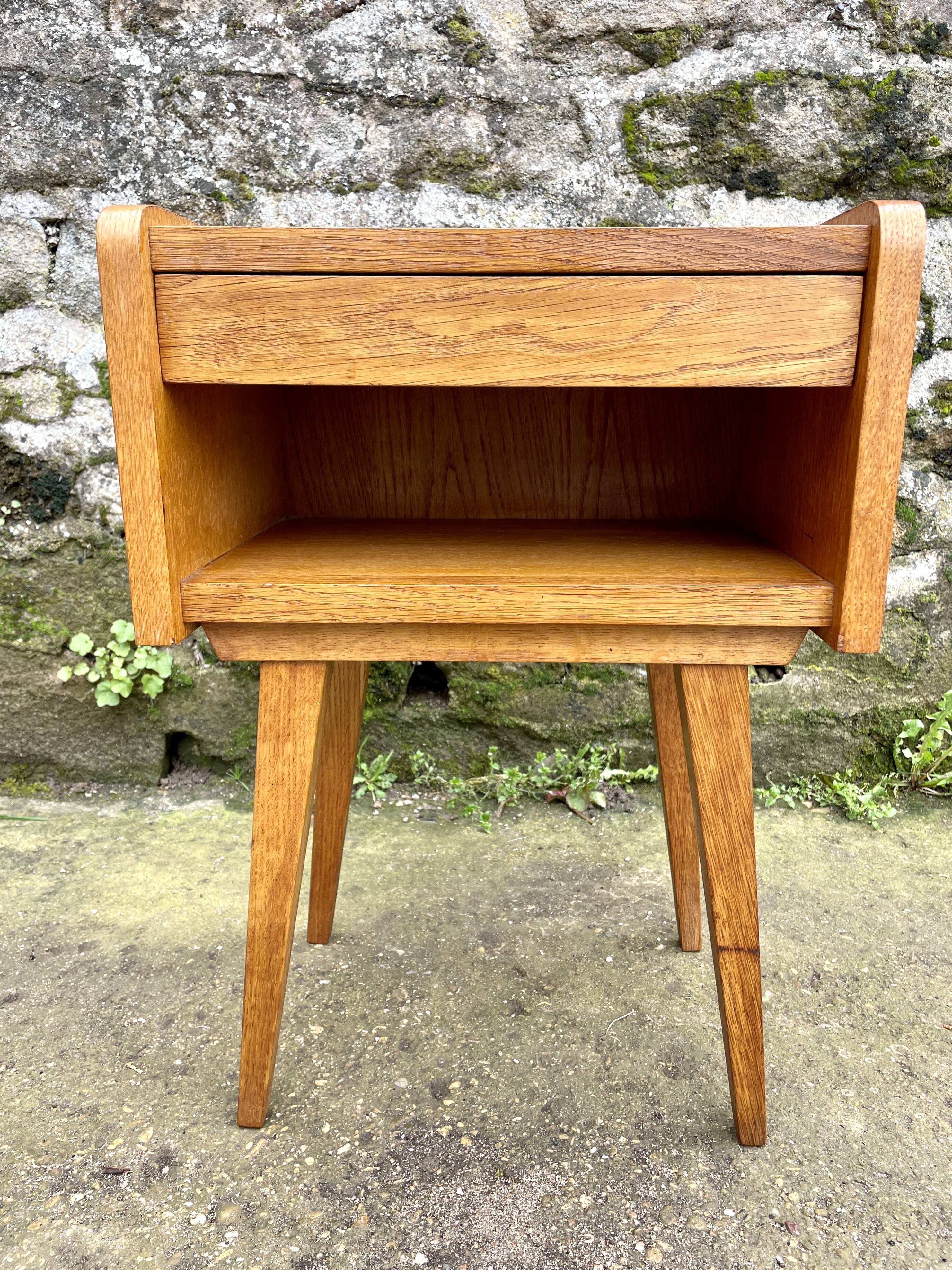 Pair of Scandinavian bedside tables