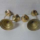 Pair of brass candlesticks