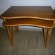 Rattan and wood desk