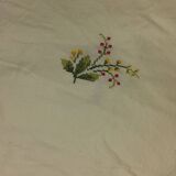Embroidered cross bridge tablecloth