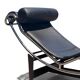 Chaise Longue LC4 Le Corbusier for Cassina — Original Black Leather (No. 114715)