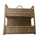 Shelf wicker 2 compartments a ask or suspend
