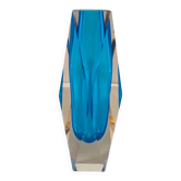 Vase en verre Murano de Flavio Poli pour Seguso des années 1960 — objet de collection italien du milieu du siècle