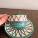 Cup Saucer Ceramic Vallauris Robert Picault Vintage 50's Geometric