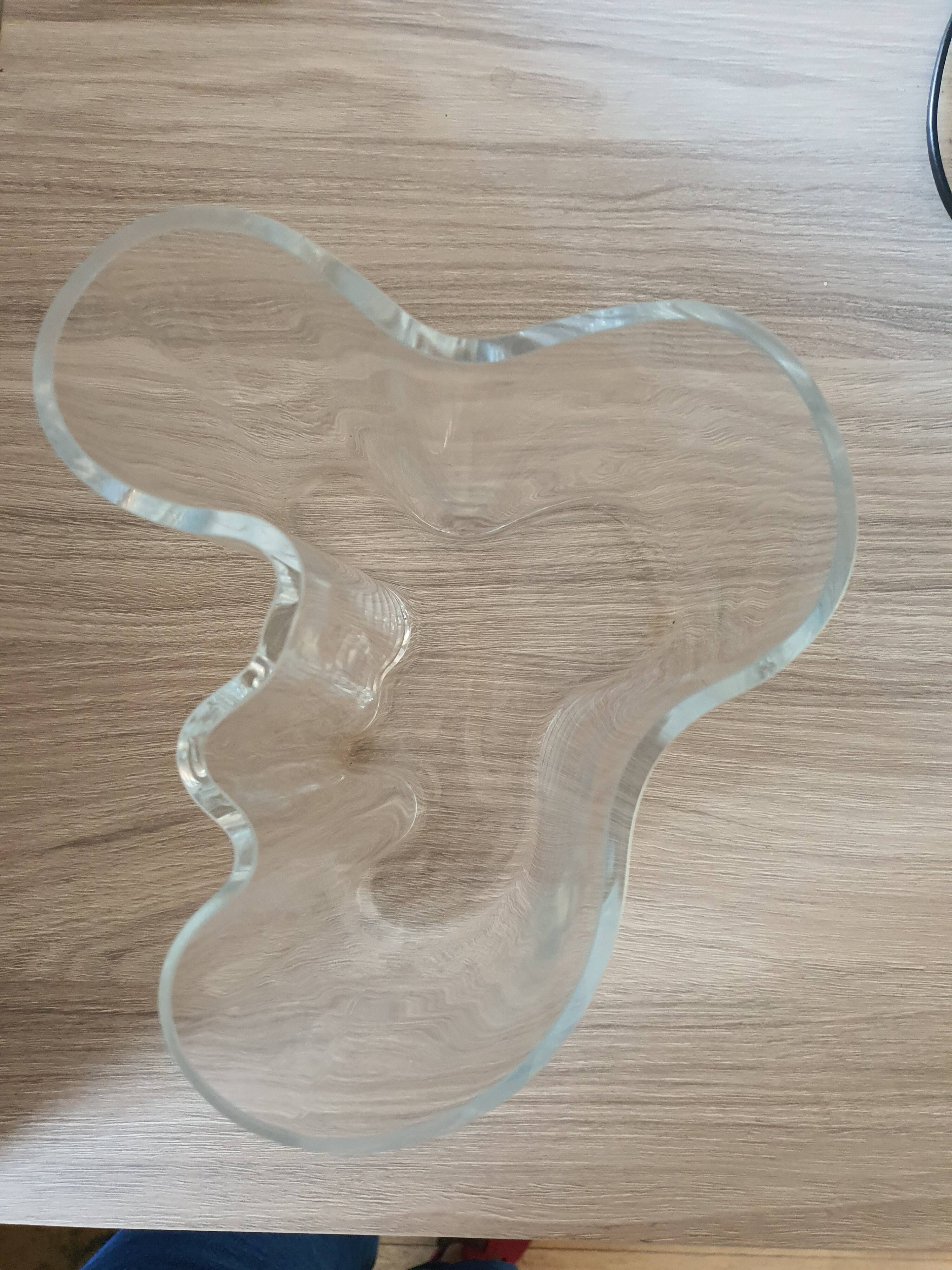 Alvar Aalto transparent vase