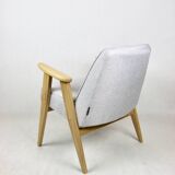 Fauteuil Modèle 366 Bouclé Beige par Józef Chierowski, 1970s