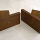 Paire de serres-livres Cubes