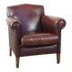 Fauteuil en peau de mouton aux finitions soignées