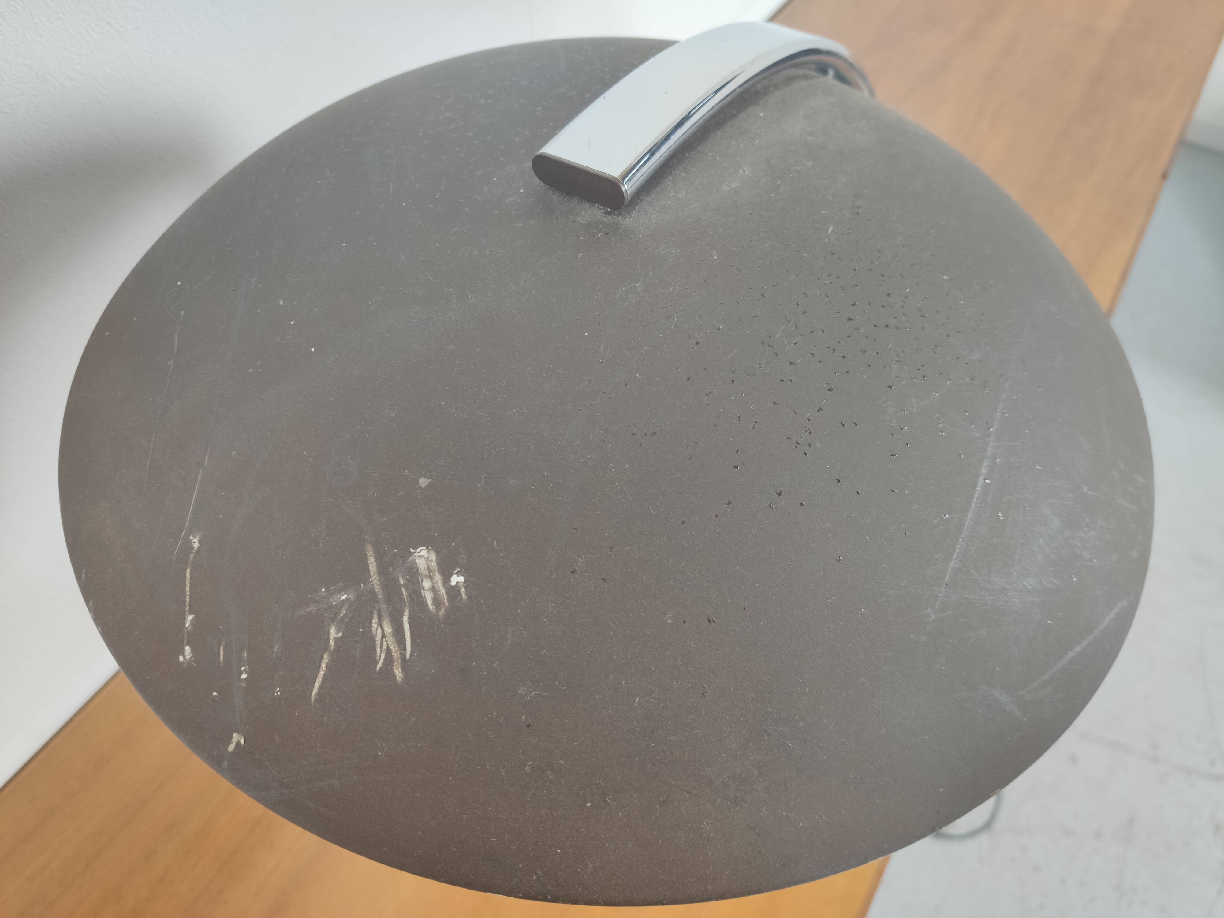 Hillebrand, chrome and metal 60/70s lay lamp