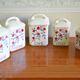 Lot of 6 porcelain spice jar