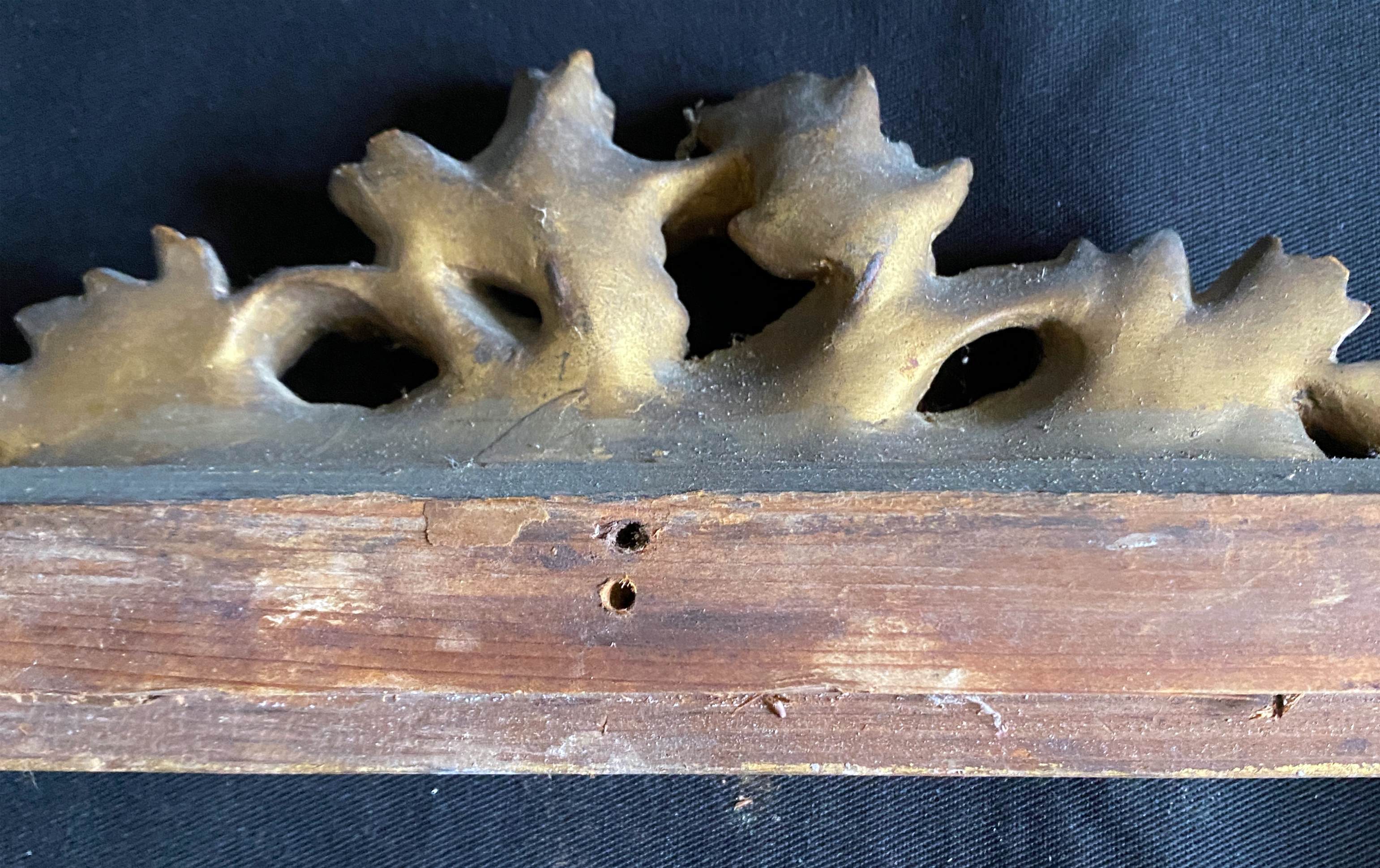 Frames (x2) XIX° - 35 / 51 cm / frame of 29.2 / 39.7 cm foliage 1 cm