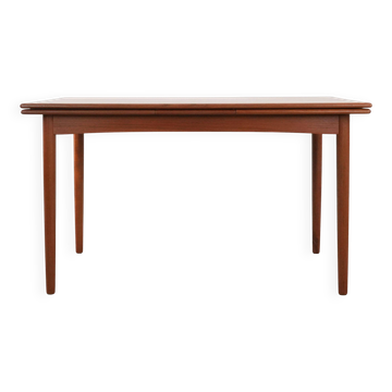 Table extensible danoise en teck, années 1970