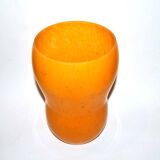 Marmoreal glass shell vase