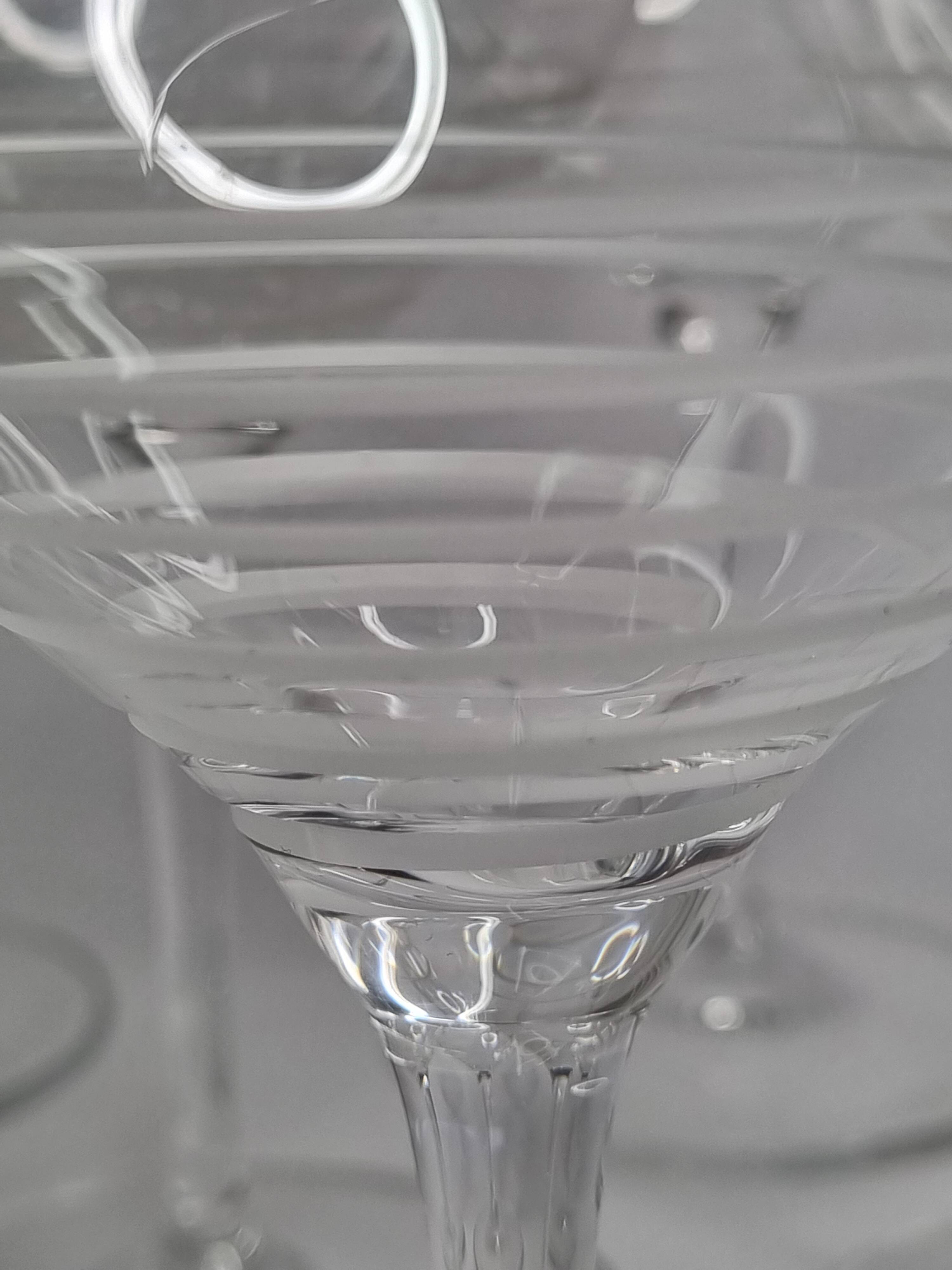 Villeroy and Boch crystal wine glasses, 23 cm