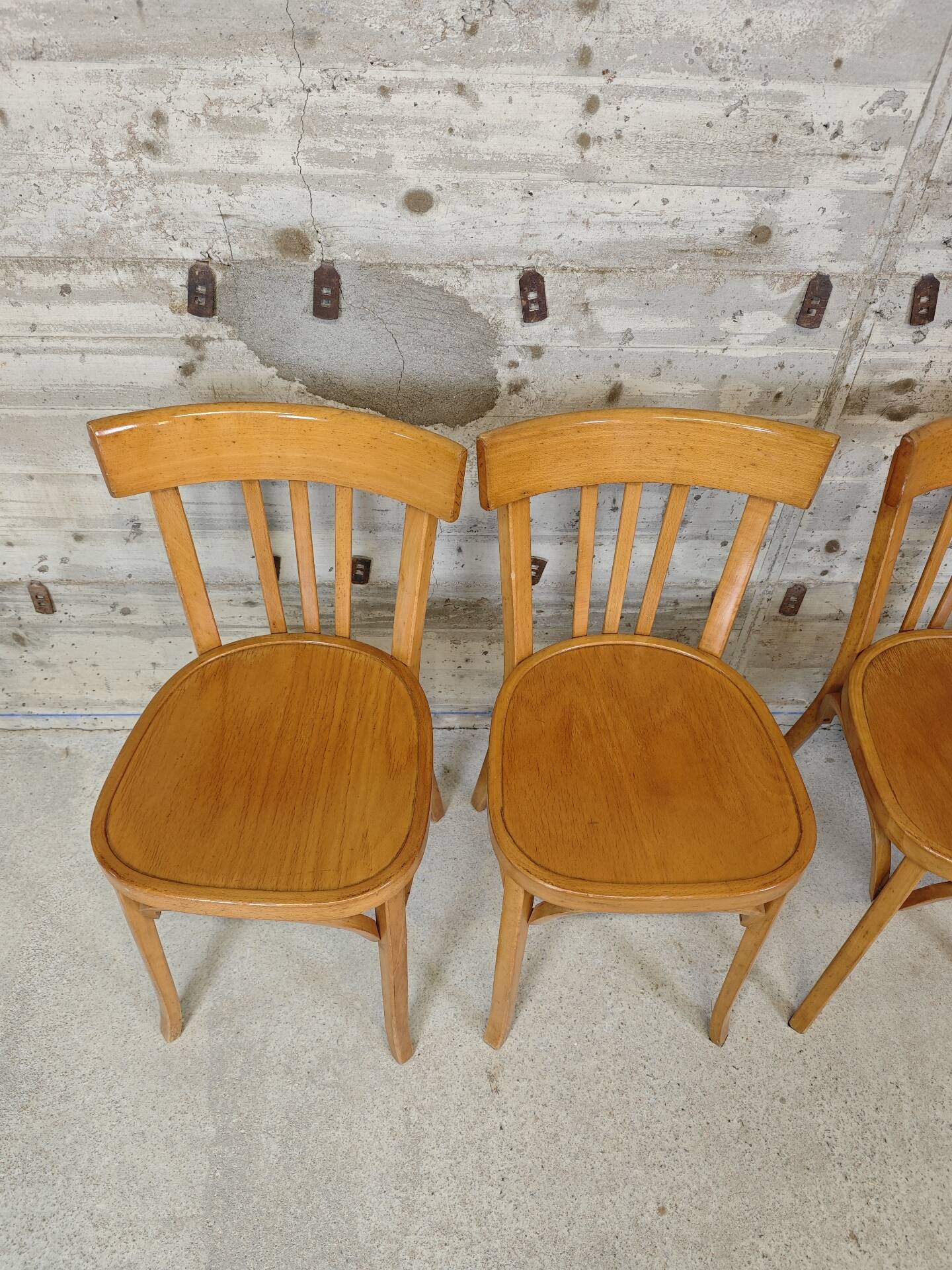 Set of 4 Baumann bistro chairs