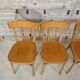 Set of 4 Baumann bistro chairs
