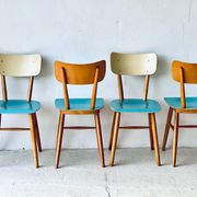 Chaises Birtro de Ton, années 1960.