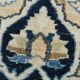 Large Navy Blue Antique Persian Rug, 293x391Cm