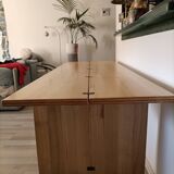“La Barca” folding console in ash by Piero De Martini for Cassina, 1975