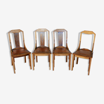 Set of 3 Art Deco chairs