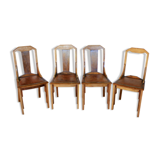 Set of 3 Art Deco chairs