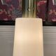 Paire de grandes lampes modulables industrielles 1950.