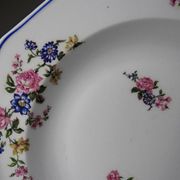 4 Bernardaud Limoges porcelain soup plates with floral decoration from the 1920s-1950s