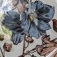 Old polychrome plate Trémières