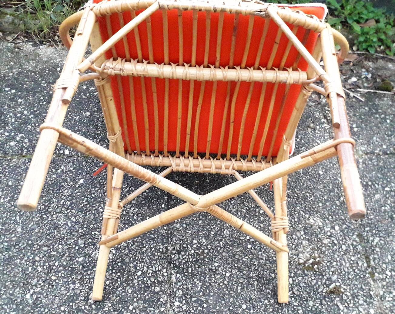 Rattan chair or armchair