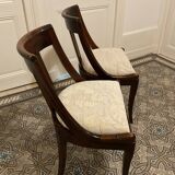 Vintage empire gondola chairs