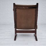 1970’s, Norwegian design, "Siesta" lounge chair by Ingmar Relling, leather, bentwood.