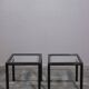Pair of Pierre Vandel Paris side tables, 1970s