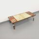 Vintage ceramic coffee table by Jean Gregorieff for Roche Bobois