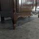 Norman oak glazed sideboard
