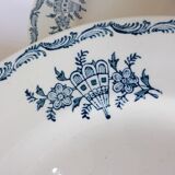 4 flat ironstone plates from St Amand